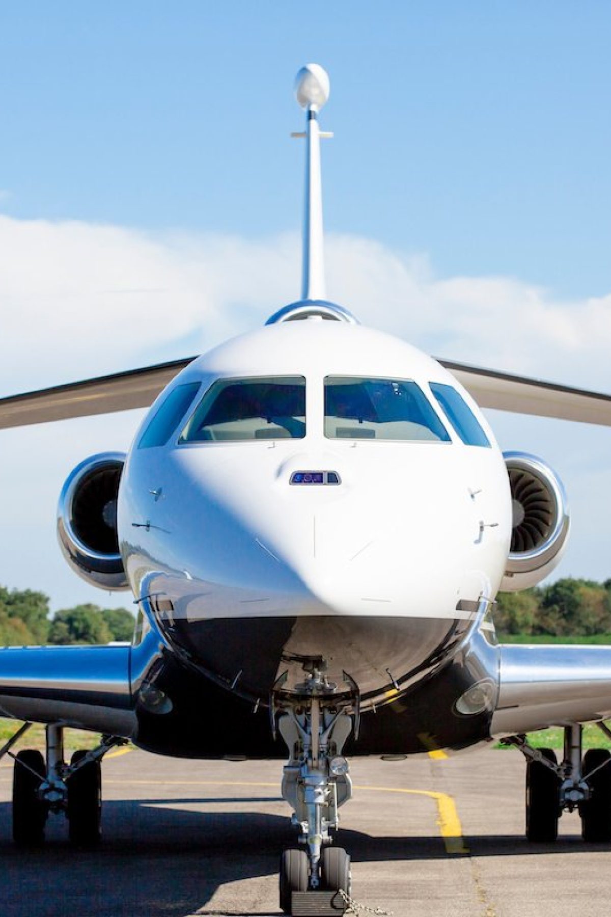 Jet privé au sol