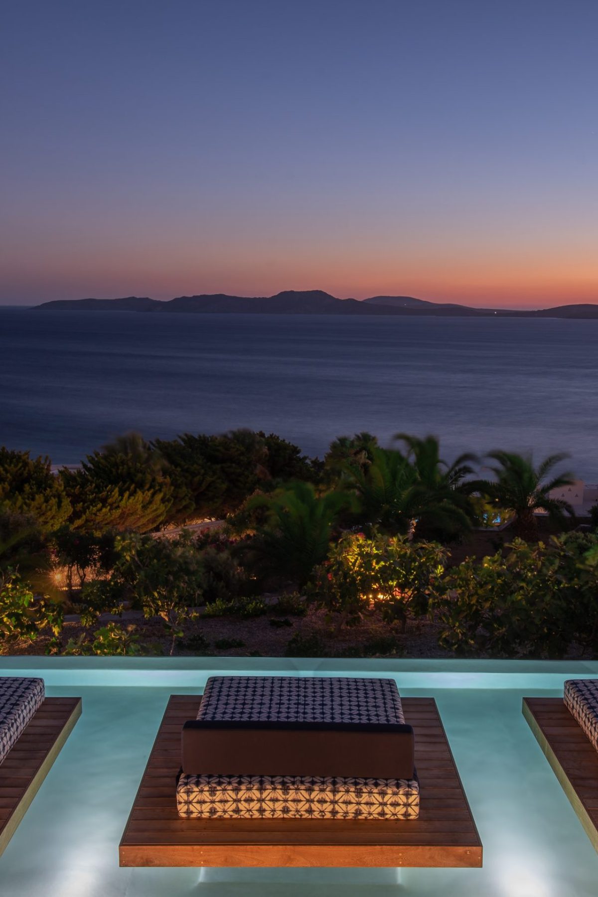 Spa Relaxation Pool Sunset